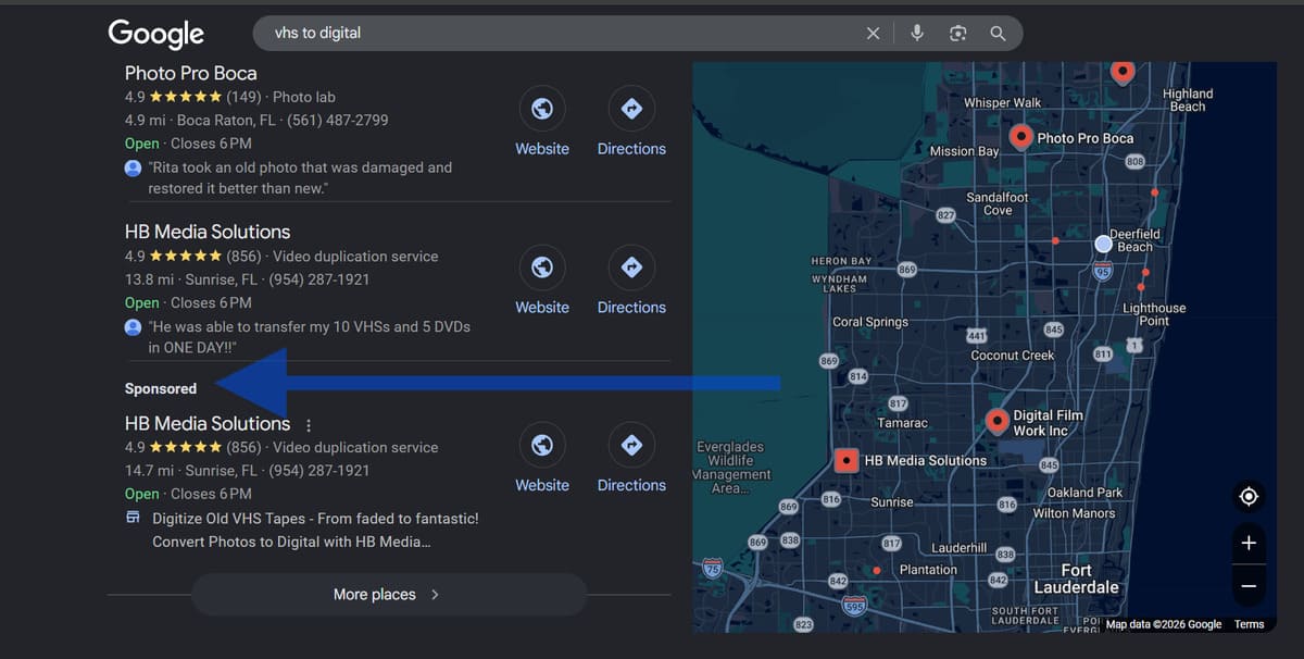 How can a business show up twice on Google Maps to increase New Customer Conversions?