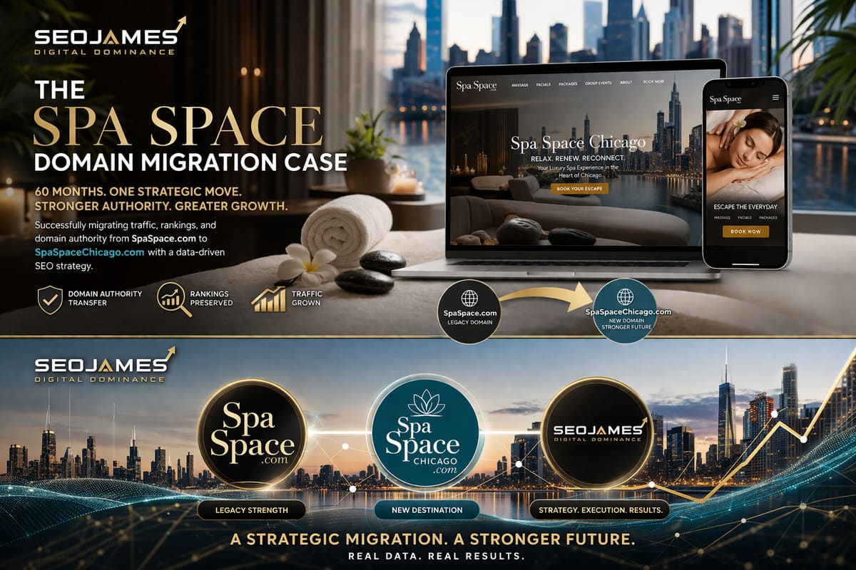 How SpaSpace.com Successfully Migrated to SpaSpaceChicago.com Without Losing SEO Value