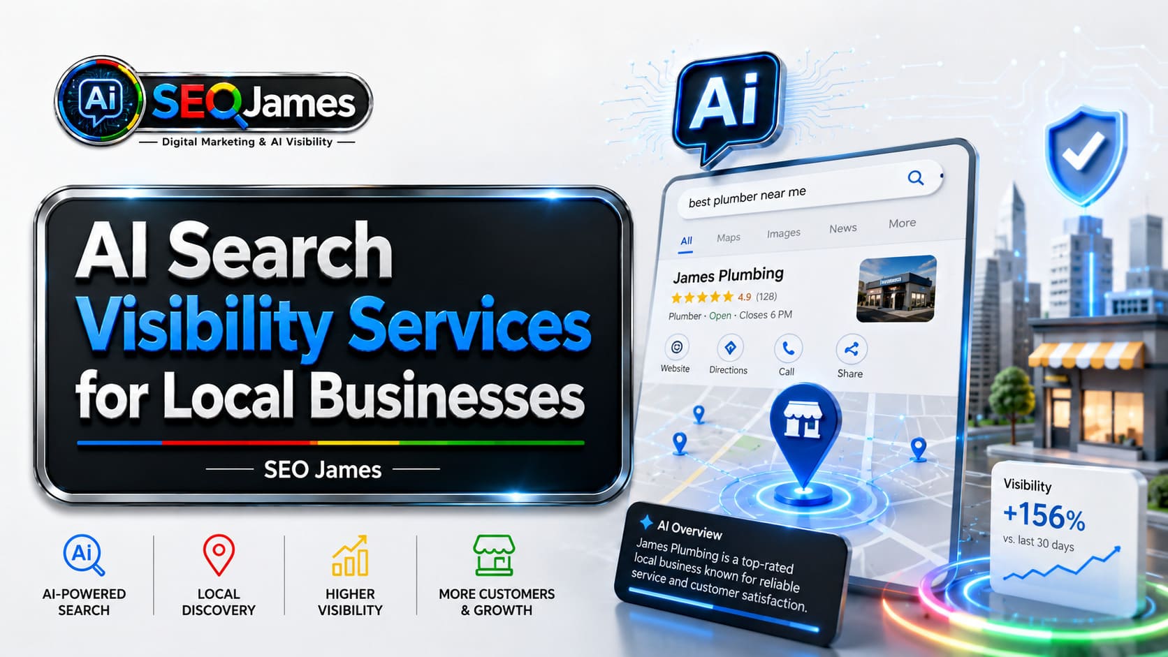 AI Search Visibility Services for Local Businesses | SEO James