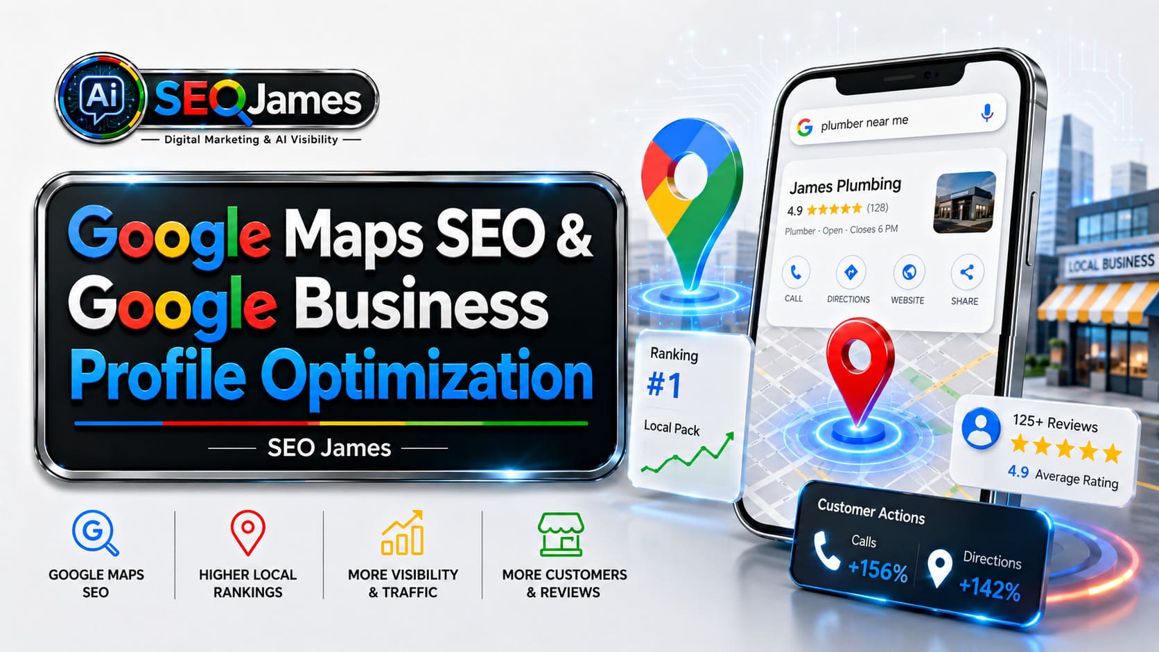 Google Maps SEO & Google Business Profile Optimization | SEO James