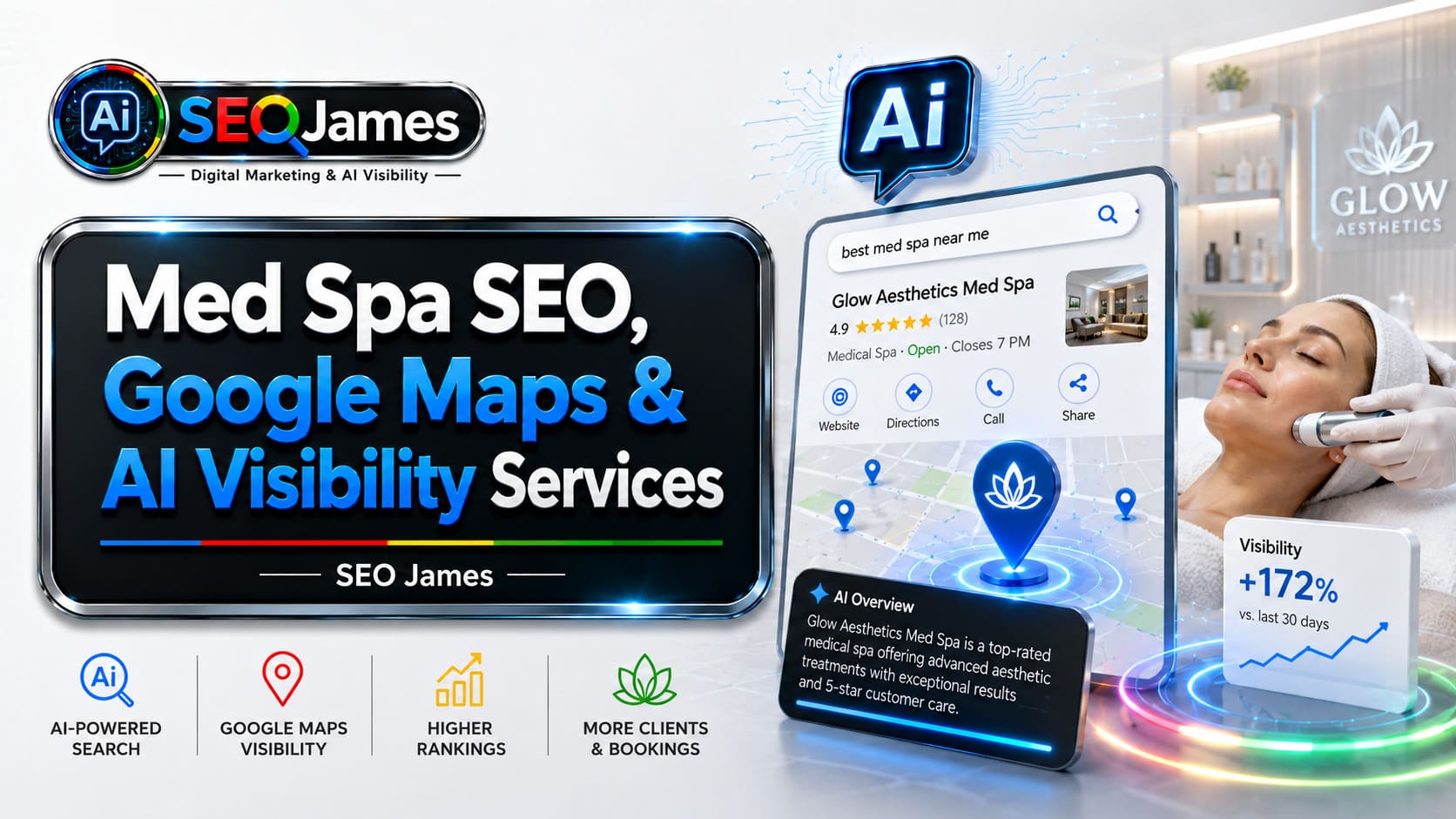 Med Spa SEO, Google Maps & AI Visibility Services | SEO James