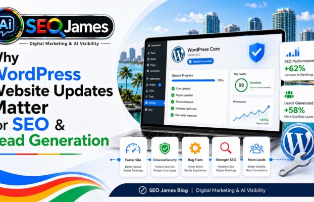 Why WordPress Website Updates Are Important for SEO and Lead Generation